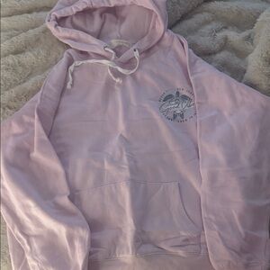 Ocean Drive Light Pink Hoodie with Graphic
